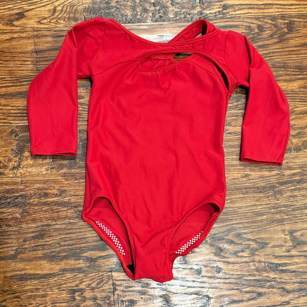 Bluewater Red Dance Leotard